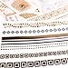 Andux Premium Metallic Temporary Tattoos 8 Sheet Pack,Waterproof Trending Top Fashion/WST-01