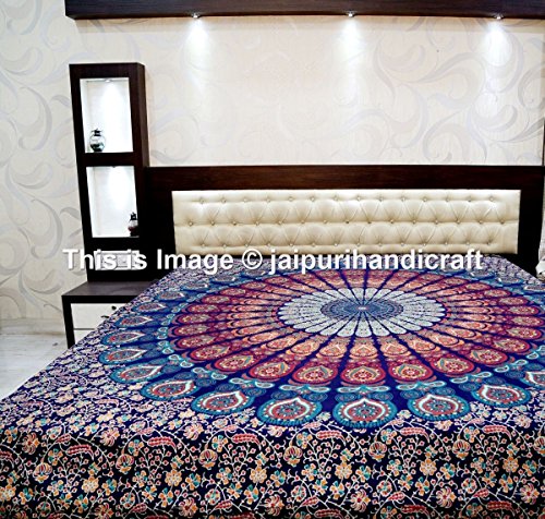 Large Buddhist Mandala Tapestry Hippie Hippy Wall Hanging Beach Throw Bohemia… - 3