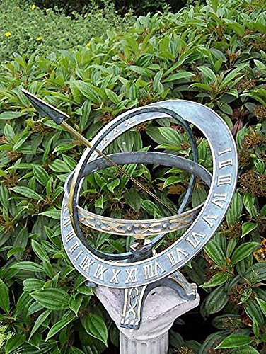 Preisvergleich Produktbild Sonnenuhr 42 cm, Bronzeguss