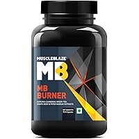 MuscleBlaze Fat Burner with Garcinia, Green Tea & Grape Seed Extract, 90 capsules