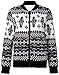 THENICE Women's Digital Print Zipper Lovers Sweatshirts (M, Flower)