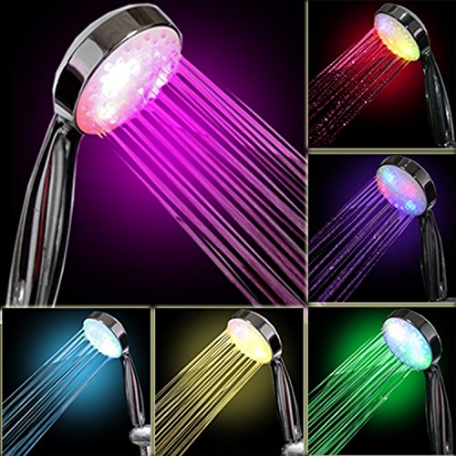 Vicloon LED Brause Duschkopf Farbwechsel Automatic Wellnessbrause Handbrause für Badezimmer