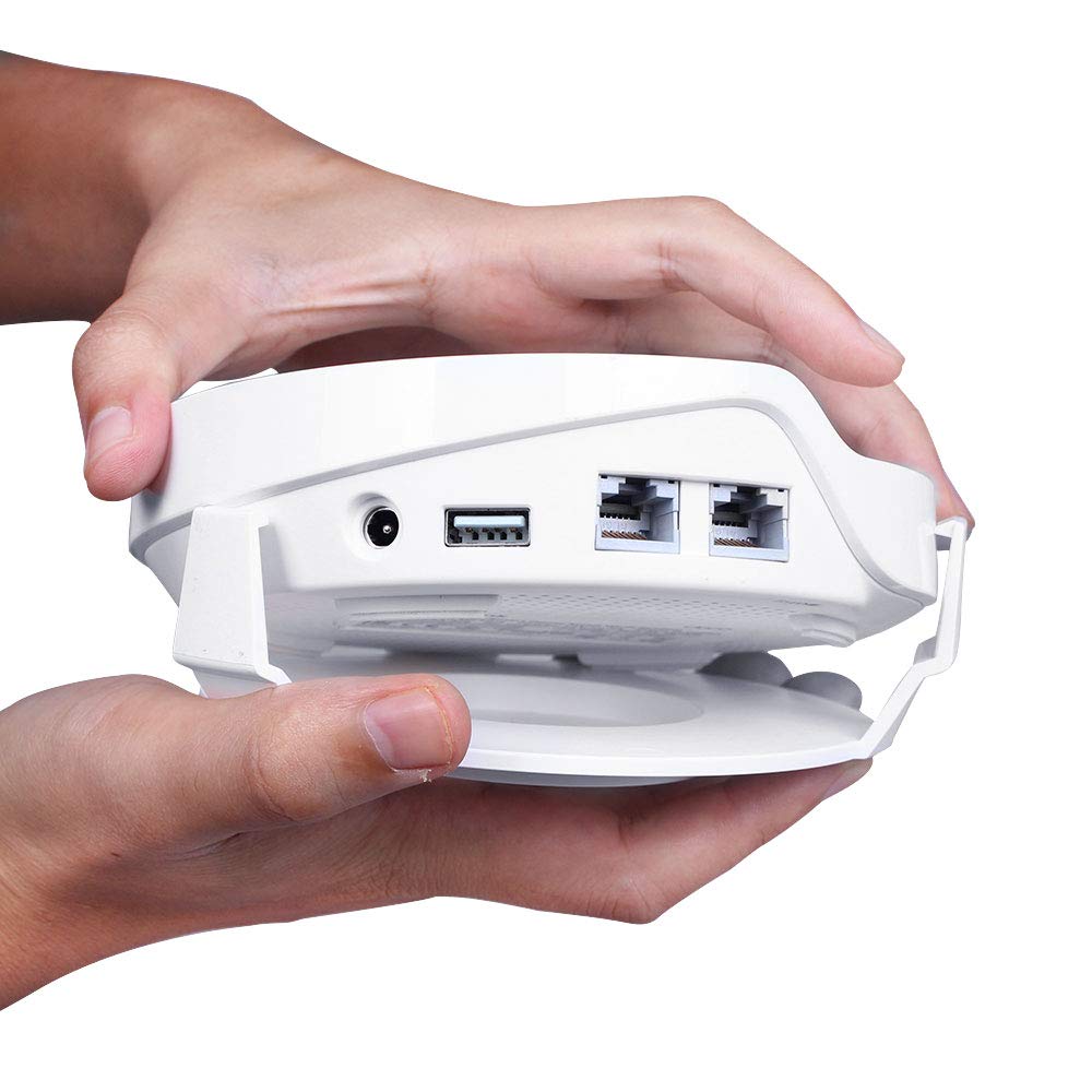BECEMURU-Support-de-Support-de-bti-Stabilit-Protection-de-bti-de-Support-dABS-avec-Le-Tournevis-pour-Le-systme-de-Wi-FI-de-Maille-entire-de-Maison-de-TP-Link-Deco-M9-Plus-WiFi