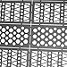 Goldenssy 1x Template Model Sticker Decal Pierced for Nail Art Stamping Prints Pattern Spots