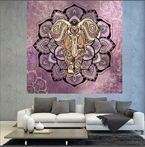 HmDco Printed Valance Home Tapestry Wall Hangings Beach Towel Beach Blanket,Pink,130*150cm