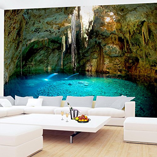 Fototapete Bergsee 352 x 250 cm – Vliestapete – Wandtapete – Vlies Phototapete – Wand – Wandbilder XXL – !!! 100% MADE IN GERMANY !!! Runa Tapete 9036011c - 4