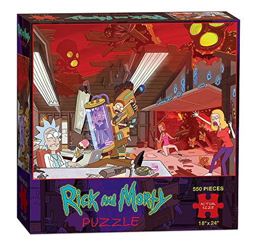 USAopoly Rick & Morty Puzzle (550 Piece) by USAopoly
