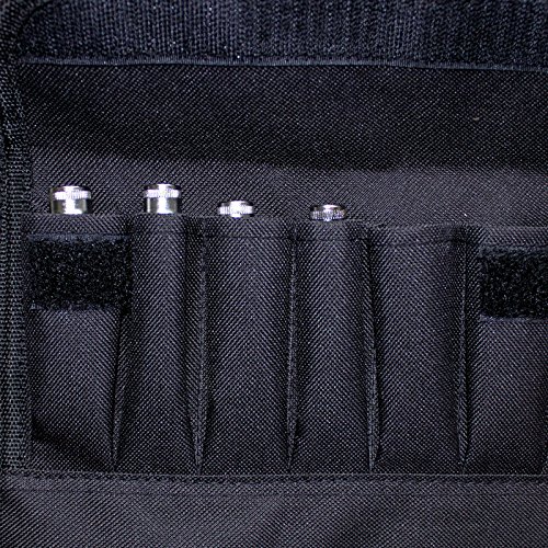 32 Taschen Werkzeugrolle von Belle Vous – Ausrollbare Aufbewahrungs Tasche für Gartenwerkzeuge, Elektriker, Zimmermänner, Klempner, Techniker und Maler – Der Ultimative Hochleistungs Werkzeugs Träger - 4