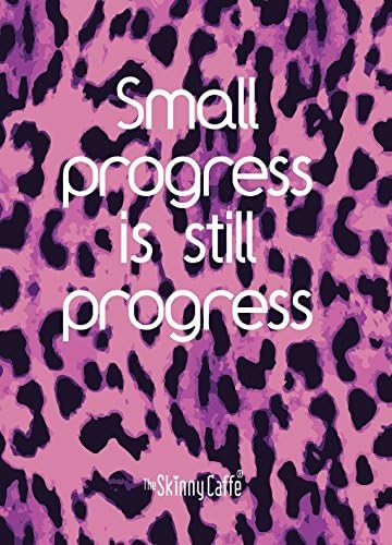 Skinny Caffe A5 Slimming Food 8 Week Meal Planner Diary + FREE Pen &amp; Highlighter : Suitable with Slimming World, Weight Watchers, Food Diary, Diet Diary - Small Progress is Still Progress