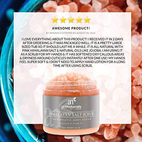 ArtNaturals Himalaya Salz-Peeling Scrub – 566 g – Tiefenreinigung mit Sheabutter & Jojobaöl - 8