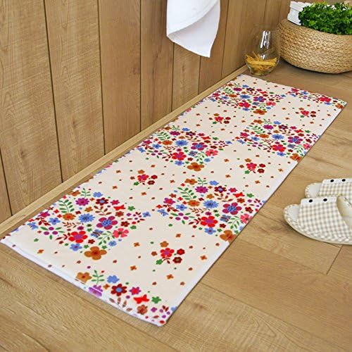 BLZZR*Mats door mat Hall foot home kitchen toilet long water absorption of dust and non-slippery floors pad does not lose color , 50*80cm, about Full House