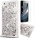 Produktbild Nnopbeclik Huawei P8 Lite Hülle 3D Flüssigkeit Schutzhülle Transparent Durchsichtige Handytasche Glänzend Glitzer Star Sterne Fließen Flüssig Flüssigkeit Handyhülle Handy Hülle Case Tasche Crystal Case Durchsichtig Schutzhülle Etui Bumper Für Huawei P8 Lite + 1x Display Schutzfolie Folie