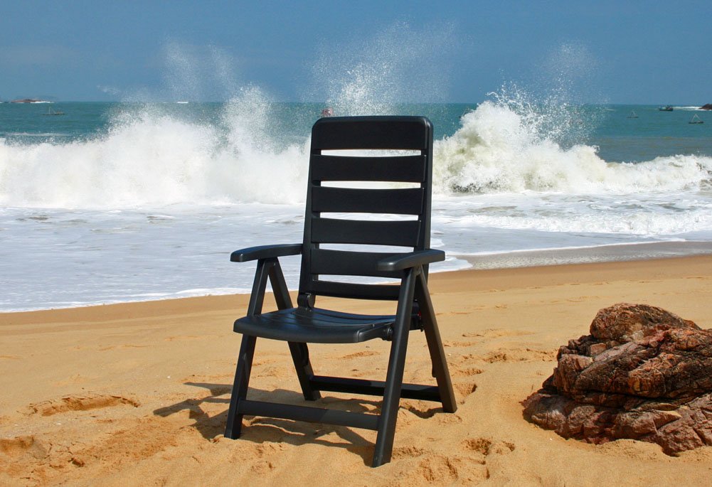 Kettler 6 Nizza Gartenstühle in anthrazit Klappsessel Gartenmöbel Sessel – Bild 4