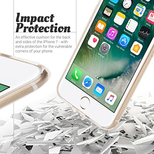 iPhone 7 Case, iPhone 8 Case by Yousave Accessories [Slim & Lightweight] White & Turquoise Mandala Pattern [Soft Flexible] TPU Gel Protective Cover â€“ Exact Fit for iPhone 7 (2016 Model) & iPhone 8 (2017 Model)