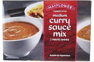 Mayflower Chinese Curry Sauce Medium 3 x 255g (Pack of 3) - Authentic Vegan-Friendly Curry Sauce for Delicious Meals - Versatile Cooking for Everyone