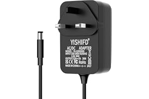 YISHIFD 12v 3A 36W Power Supply Adapter AC/DC Adapter for CCTV Security Camera, LED Strip Lights, LCD Monitor, Audio/Video,Router,Security Camera, UK Plug, Wall Charger5.5 x 2.5mm(Compatible with 5.5 x 2.1mm)