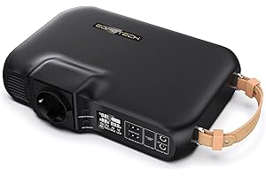 EGRETECH Plume 300W Centrale électrique portable, 260Wh Générateur solaire à batterie au lithium avec une sortie de 501 W (CA 300 W), 6 sorties pour camping/extérieur/intérieur/urgence