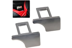 MIUNPRI 2pcs Blocca Cintura Sicurezza Auto, Clip per Cintura Di Sicurezza per Auto in Lega di Zinco，Adattatore della Cintura di Sicurezza Integrato Clip di Estensione della Cintura di Sicurezza