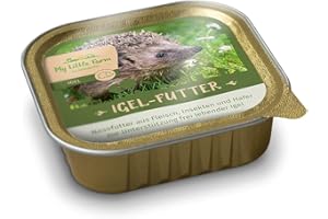 MÜHLDORFER MY LITTLE FARM My Little Farm Nourriture pour hérissons, Conforme à la Nature, Plus de 90% de Viande, avec protéines d'insectes précieuses, qualité supérieure