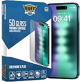 BUFF LABS Buff iPhone 15 Plus ile Uyumlu 5D Glass Ekran Koruyucu