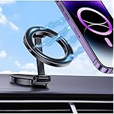Teknosepetim Magnetic In-Car Phone Holder [Strong Magnets] Vibration Resistant MagSafe Compatible Phone Holder Vehicle