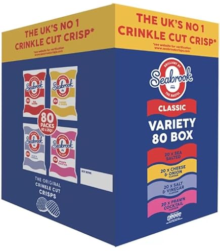 Seabrook Crisps Crinkle Cut - Sea Salted - JL Brooks