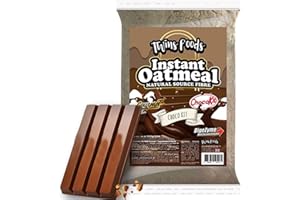 TWINSFOODS Harina de Avena 1Kg Gourmet , sabor Choco-Kit. Twins Foods