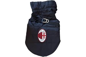 AC Milan AC Milan, Płaszcz dla kotów i psów Unisex Dorosły, Czarny, M