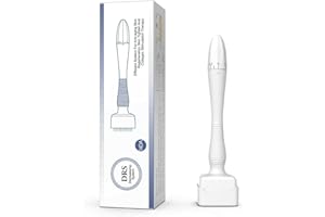 CIMVIDI Regulowany mikroigłki, 140 igieł tytanowych, mikroigły, do twarzy, przenośna, ręczna mikroigła, domowe narzędzia do pielęgnacji włosów, twarzy, ciała