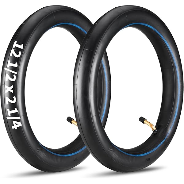 2 Pcs 12 Pouces Chambre A Air Velo Poussette Avec Valve