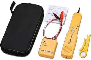 PACEWALKER Leitungssucher für Leitungen und Telefonkabel,Multifunctional Netzwerktester Kabeltester zum Suchen und Verfolgen,Telefonleitungstester