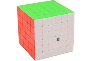 Bukefuno MoYu Meilong Puzzle Cube MFJS 6x6 Magic Moyu Cube sans autocollant Meilong 6x6 Cubing Classe Speed Toys
