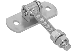 DOJA Barcelona Charnière Réglable - M12 - Gond Portail Facilité D'installation - Charniere Porte Lourde Haute Résistance - Fixation Innovante Avec Pivot Et Support Optimal, Galvanisée