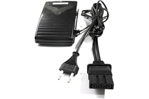 EVERNICE 220V Sewing Machine Foot Control Pedal & Power Cord J00360051 For Babylock Brother