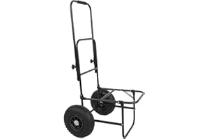 BAT-Tackle TX Tele Trolley - Gartenwagen - Schwarz - Metall - 40kg Zuladung - 25cm Luftreifen