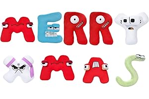 Takezuaa Alphabet Lore Plush Toys,Cute 20cm alphabet Lore Plushies,Letters Educational Alphabet Lore Plush Toys,Alphabet Lore Stuffed Figure Doll,best Gift for Boys and Girls for Christmas