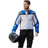 Scudo Madrid Blue Men's Motorcycle Jacket