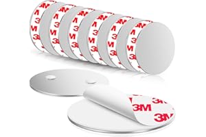 IOPHI 6x Supporto Magnetico per Rilevatori di Fumo Supporto Magnetico per Rilevatori di Incendio Supporto Magnetico Autoadesivo Superficie Adesiva Diametro 70mm