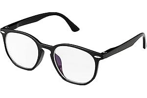 ULTRABYEASYPEASYSTORE Ultra Kids Blue Light Glasses Childrens Anti Blue Light Glasses Kids Blue Light Blocking Glasses Anti Eye Strain Computer Glasses Boys Girls Classic Clear Blue Light