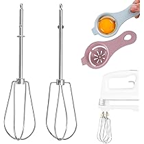 2 Fruste Per Frullatore Elettrico - Acciaio Inox, Compatibili Con Molti Modelli | Per Sbattere Uova E Preparare Impasti