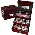 ZMILE COSMETICS Beauty Case Velvety (Dark Berry) Cosmetic Case Vegan Cosmetics with Make-Up Set for Travelling and Gifting