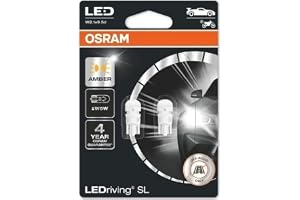 OSRAM LEDriving SL, ≜ W5W, Amber, Double Blister (2 lampor), LED Retrofit, endast offroad-användning
