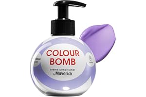 Colour Bomb by Maverick White Platinum for Light Bondes Colour Depositing Conditioner 250ml –Vibrant Gloss & Shine,Softening & Nourishing Colour Refresh Treatment,No Mix,Vegan,No Ammonia & Peroxide