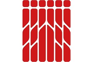 RIE:SEL DESIGN Riesel Design Reflex Stickers réfléchissants Vélo Blanc Noir Rouge