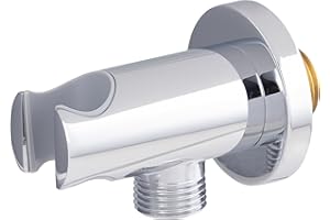 Support de douchette mural chromé à encastrer by eurosanit