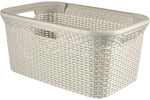 Curver Style Kosz na Pranie, Kremowy, 45 l