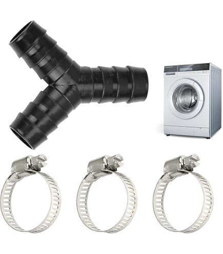 Clapet Anti-Retour En Ligne 10 Mm Avec 2 Colliers De Serrage - Pour Eau, Gaz, Tuyau D'Arrosage, Lave-vaisselle Et Sèche-linge - 8