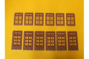 KREA MODELLISMO Porte e finestre Stile Italiano per modellismo Ho - 1/87 pz.12 - Krea