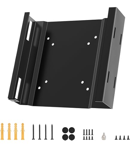Support VESA Double Pour Dell OptiPlex Micro - Compatible MFF 3040 à 7090 - Montage Bras Ecran 100x100mm