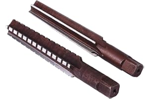 Reamer Fräsklippare Höghastighetsstål (HSS), 2 delar MT2 Rak fin/grov maskin Reamer Fräskärverktyg Rak skaft 1,5x12,5 cm
